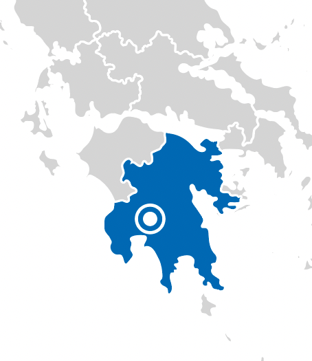 χάρτης ελλάδας πελοπόννησος